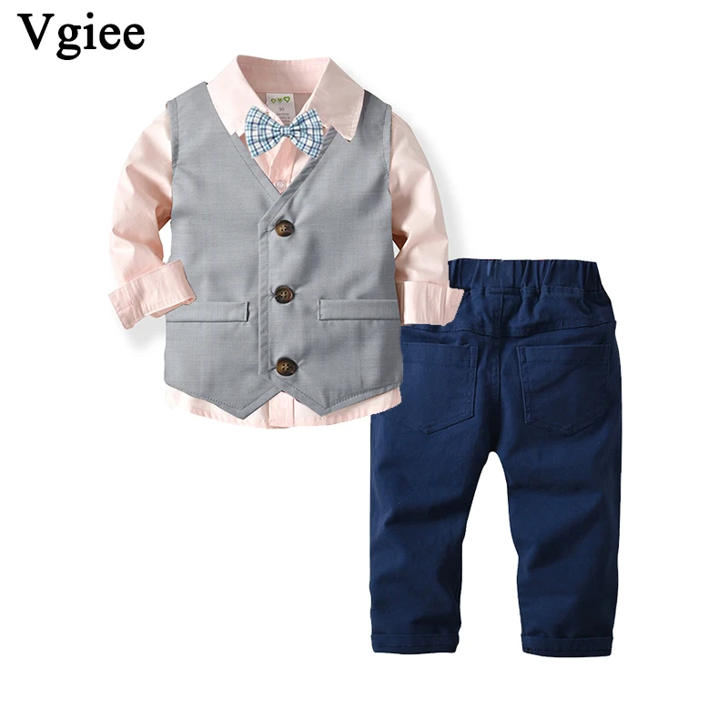 

Vgiee Boys Clothes Kids Baby Clothing Outfit for Birthday Party and Wedding Cotton Polyester Full Fall Winter Boys Set CC726