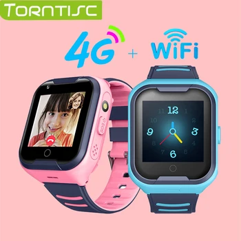 

Torntisc Kids Smart Watch SOS Anti-lost Baby 4G SIM Card GPS WIFI Call Location LBS Tracking Smartwatch