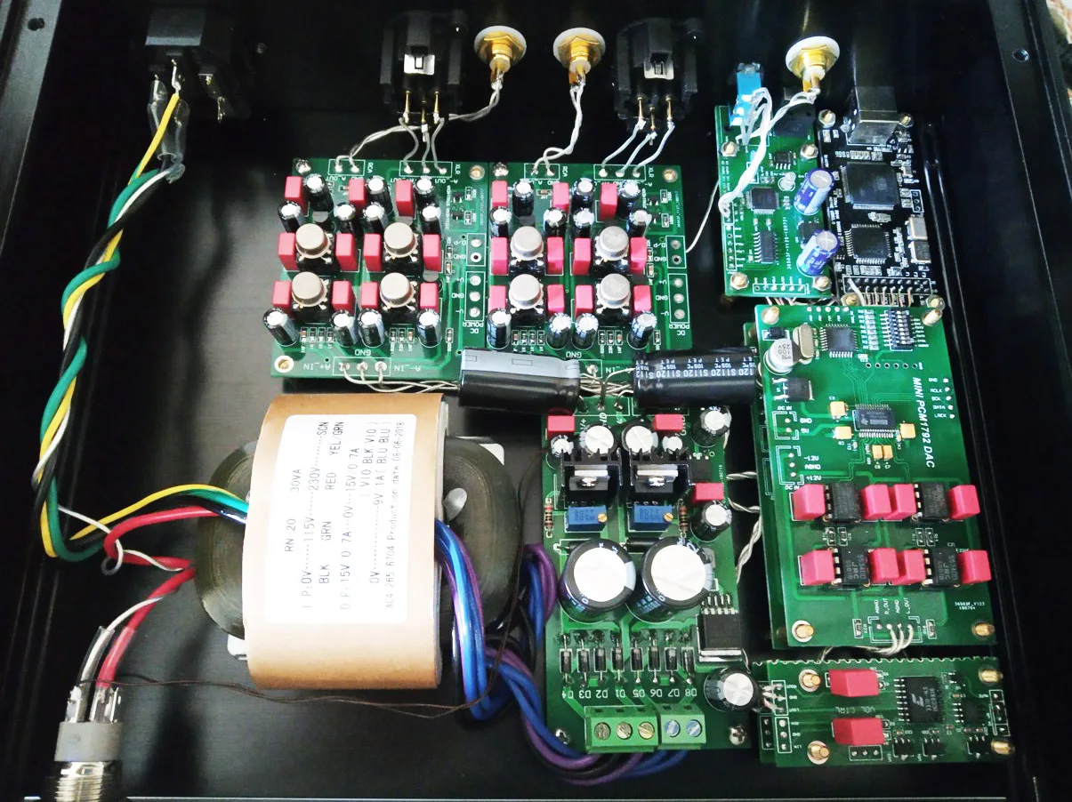 HIFI PCM1792 DSD DAC аудио декодер собранная плата 24 бит 192 кГц Поддержка двойной параллельный режим H006