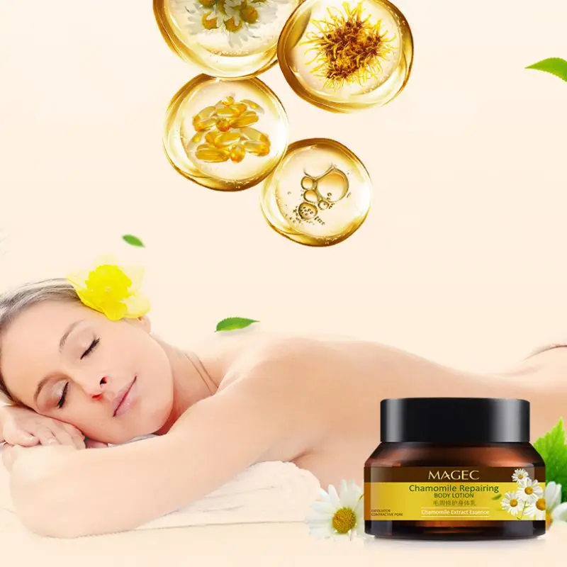 Chamomile Repairing Body Lotion Moisturizing Remove Chicken Skin Anti-drying Body Cream Hot