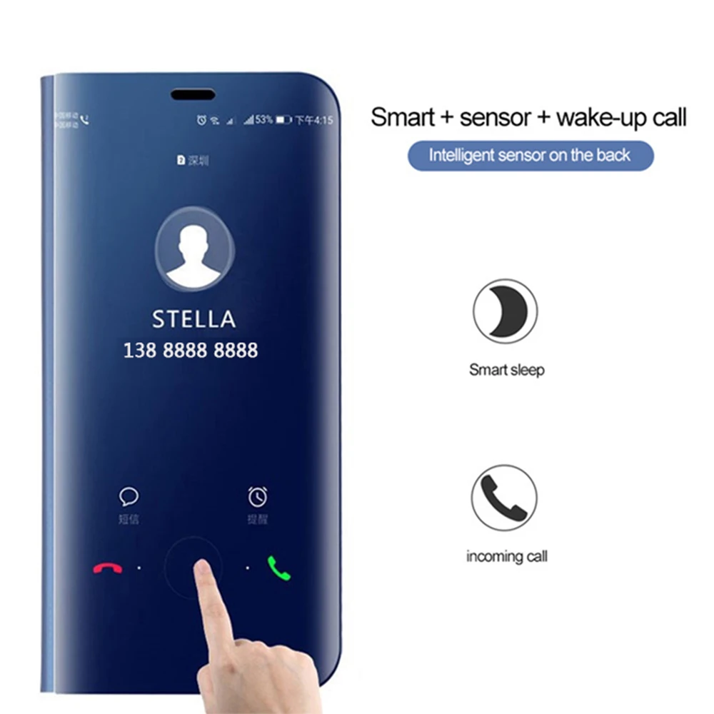 Зеркальный флип-чехол для телефона для huawei Коврики 30 Pro P30 P20 20 X 20X P10 плюс 10Pro P 30 Коврики 20 Коврики 30 P30Pro 30Pro P20Pro 20pro крышка
