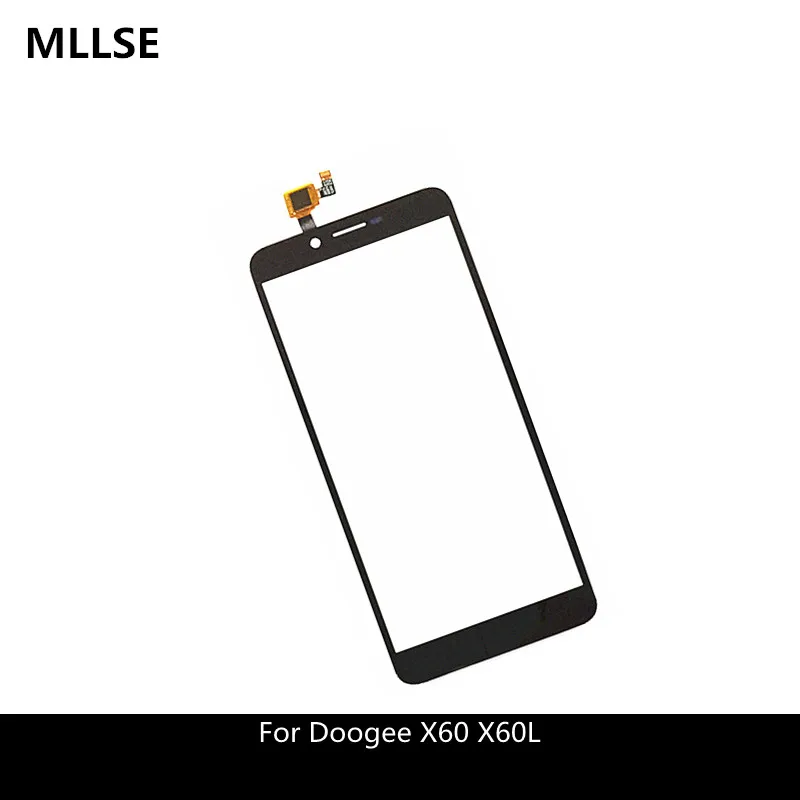 Передний сенсорный датчик для Doogee X60 сенсорный экран дигитайзер стеклянная панель объектив сборка Замена тачпад с клейкой лентой