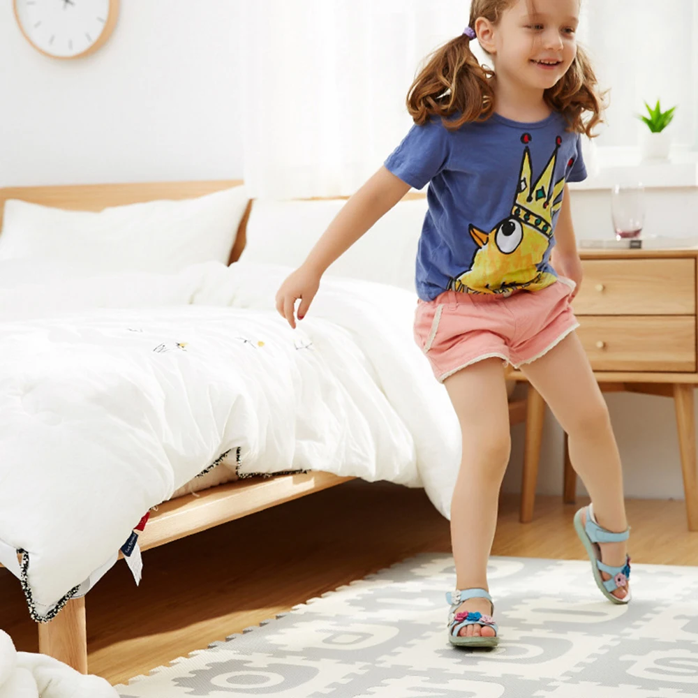 LOOZYKIT детский Блестящий игровой коврик-пазл детский коврик утолщенный Tapete Infantil детская комната ползающий коврик Детский ковер