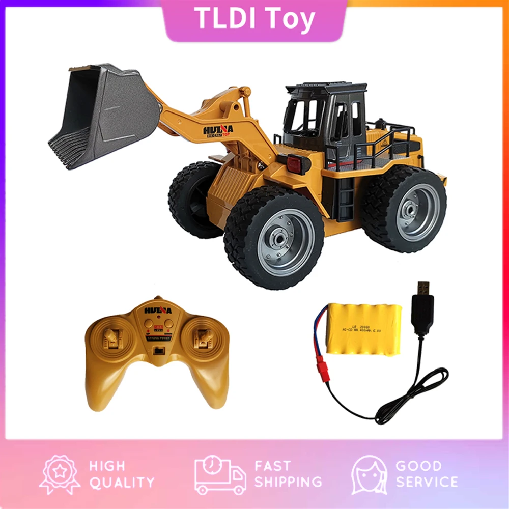 HUINA 1:18 RC Тракторная Лопата игрушка погрузчик монтируемая Автомобильная взрослые