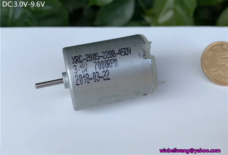 3 шт./лот! Абсолютно 3 V-9,6 V 280 24 волтовый dc-двигатель* 30,5 мм RC-280S 7000 об/мин сильный магнит игрушечный мотор