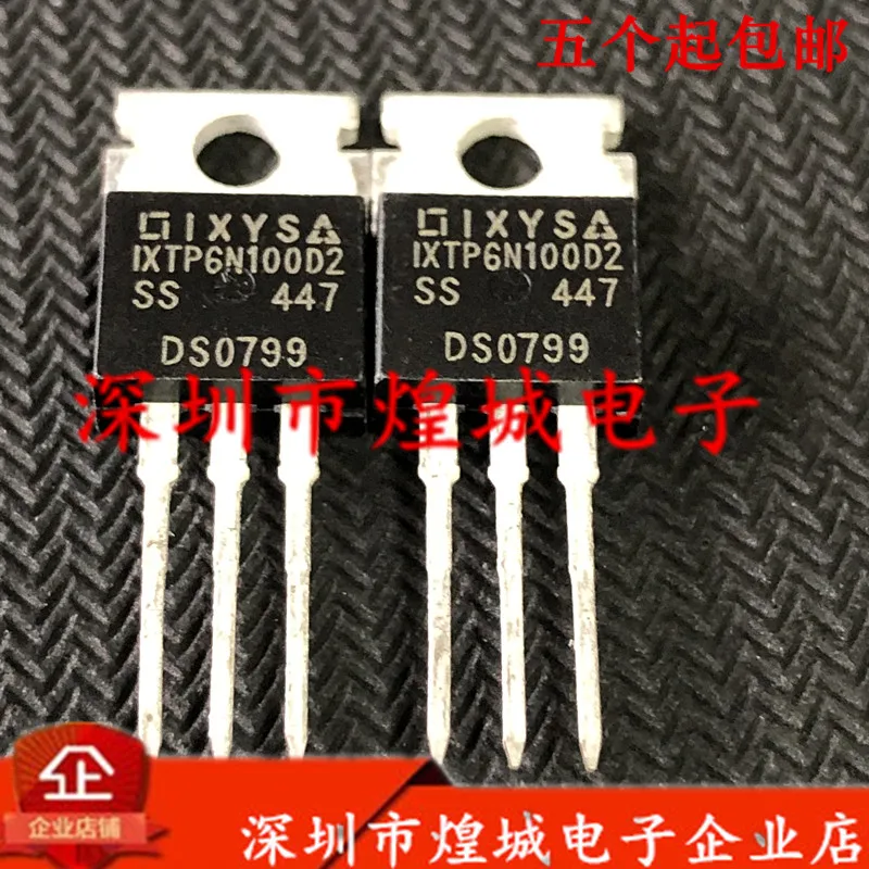 

10PCS/Lot IXTP6N100D2 TO-220 1000V 6A 5