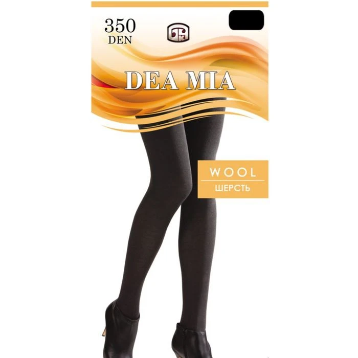  Колготки женские DEA MIA WOOL 350 ден цвет чёрный 
