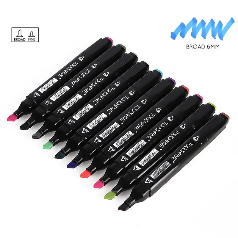 TOUCHFIVE Optional168 Colors Sketch Markers Alcohol Based Markers Painting Art Supplies Pen for Kids , adult painting,Coloring TOUCHFIVE Optional168 Colors Sketch Markers Alcohol Based Markers Painting Art Supplies Pen for Kids , adult painting,Coloring
