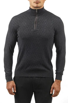 

Billionaire Sweater Cashmere men's 2020 winter new fashion Embroidery England casual big size zipper 48-58 high-quality warm