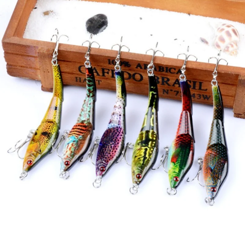  Artificial Bait Fishing Bait 1#-6# Hook Full Diving Depth Carp Fishing Equipment Swimming Plastic F