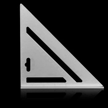 

1pc Metric Aluminum Alloy Speed Square Rafter Triangle Ruler Woodworking Carpenters Marking Tool 265X188x188mm