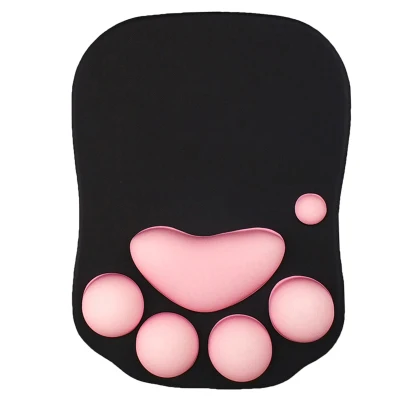 blackpink 3D коврик для мыши мягкий силиконовый милый коврик для мыши с кошачьей лапой пены памяти подставки для запястья подушки коврик для мыши для детей ноутбук компьютер коврик для мыши - Цвет: blackpink