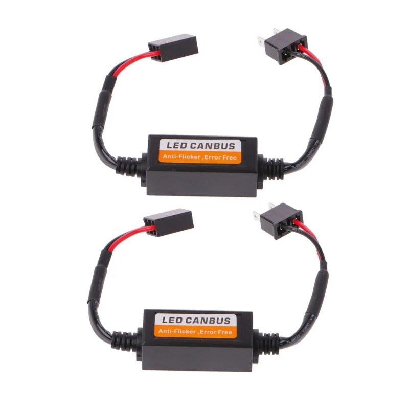 

YAM 2 Pcs H7 LED Car Light Canbus Error Free Resistor Headlight Warning Anti Flicker for led bar