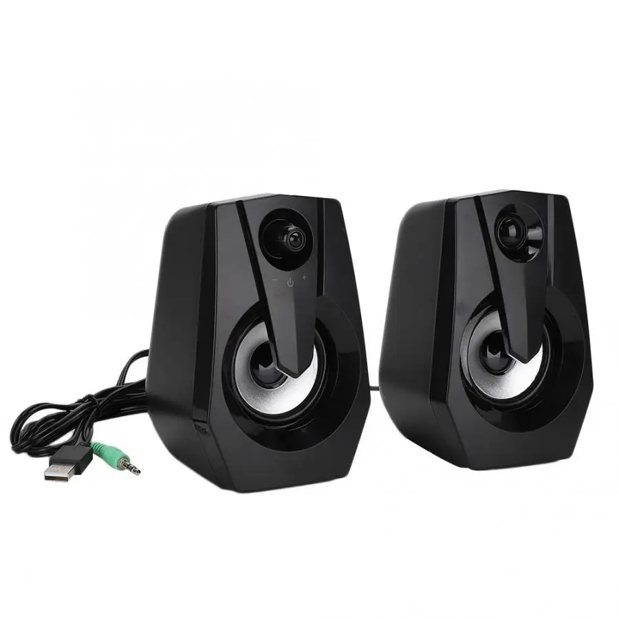 Caixa de som 3,5 мм аудио интерфейс мультимедиа бас стерео СВЕТОДИОДНЫЙ Красочный динамик для/мобильного телефона/планшета/