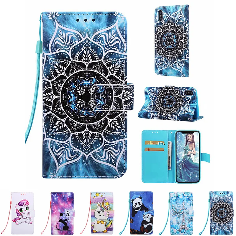 Кожаный чехол-книжка с подставкой и магнитной застежкой для iPhone Xs Max XR X 6 6s 7 8 Plus |