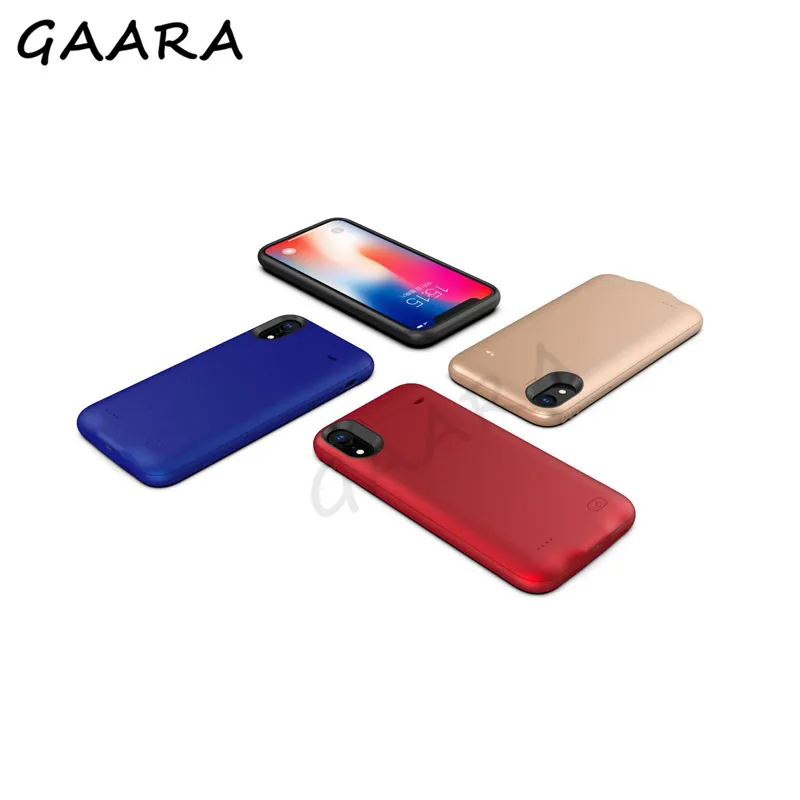 4200mAh 5200mAh аккумулятор зарядный чехол для iPhone X S Max беспроводной внешний резервного копирования высокой емкости банк чехол для iPhone X XR