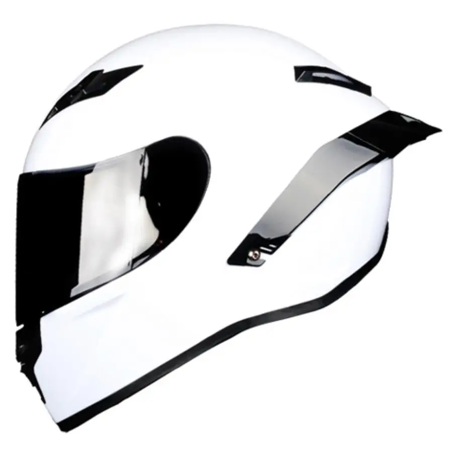 Углеродная живопись полный лицо мотоциклетный шлем для гонок шлем мотокросса бездорожья Kask Casco De Moto Motociclista DOT утвержден - Цвет: Коричневый