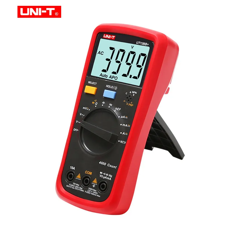 UNI-T UT136B+/UT136C+ Карманный Автоматический диапазон цифровой мультиметр AC DC Вольт измеритель тока Гц/диод/Емкость/hFE/NCV/температура