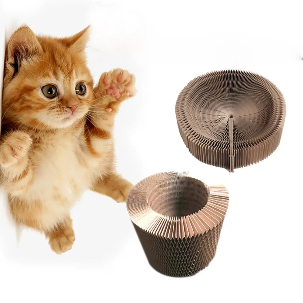 Кошка дом коты скребок гофрированные игрушки, многофункциональное складное гнездо, для маленьких животных