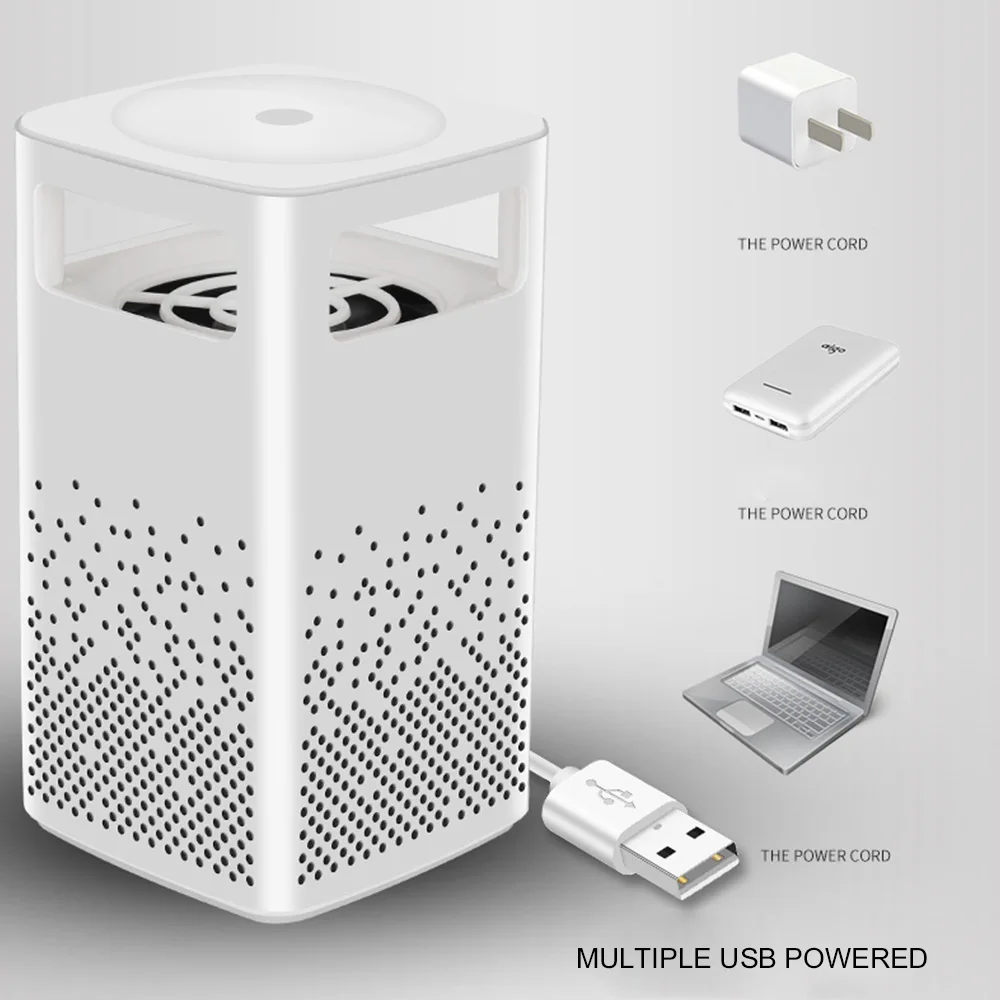 Москитная убийца квадратный Электрический Zapper ночник комнатное средство от насекомых Мода USB украшение дома муха жук