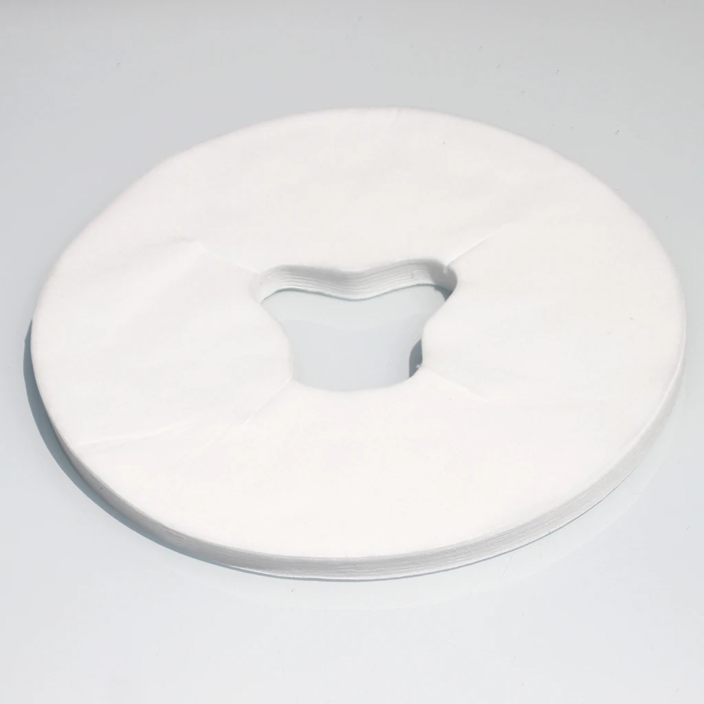 200pcs Disposable Face Cradle Covers for Massage Table - Extra Soft & Sterile Headrest Pillow Covers for Beauty Salon SPA