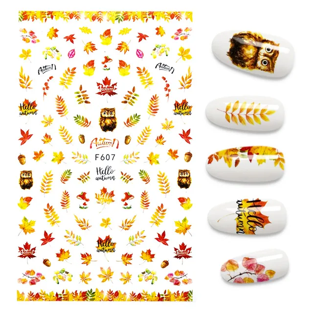 The New 3D Nail Sticker Cool English Letter stickers for nail Foil Love Heart Design Fashion Manicure Stickers A140271