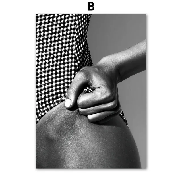 Couple Body Silhouette Hand Window Picture Wall Sticker Nordic Poster Wall Art Print Canvas Painting Decoration Picture Wall Art 2