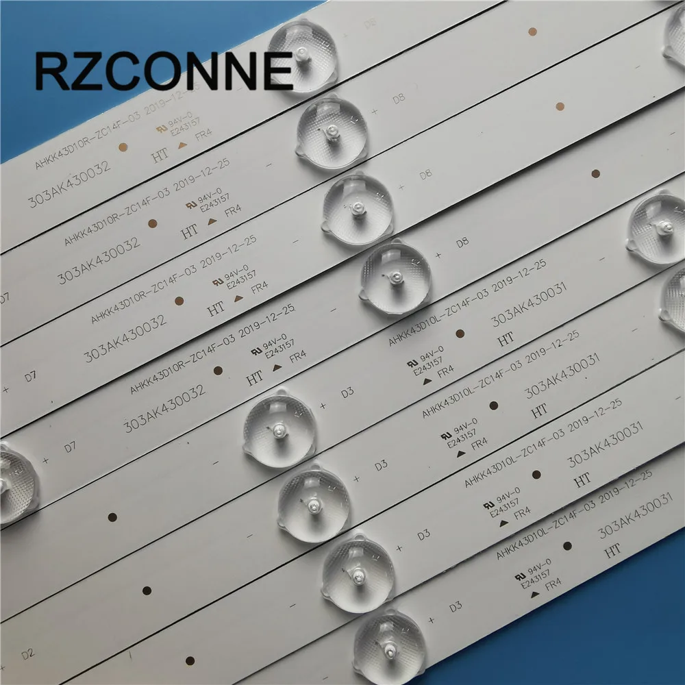 LED Ʈ  Ʈ 8leds LED-43B550 LED43U60 303AK430031/2 AHKK43D10R-ZC14F-03