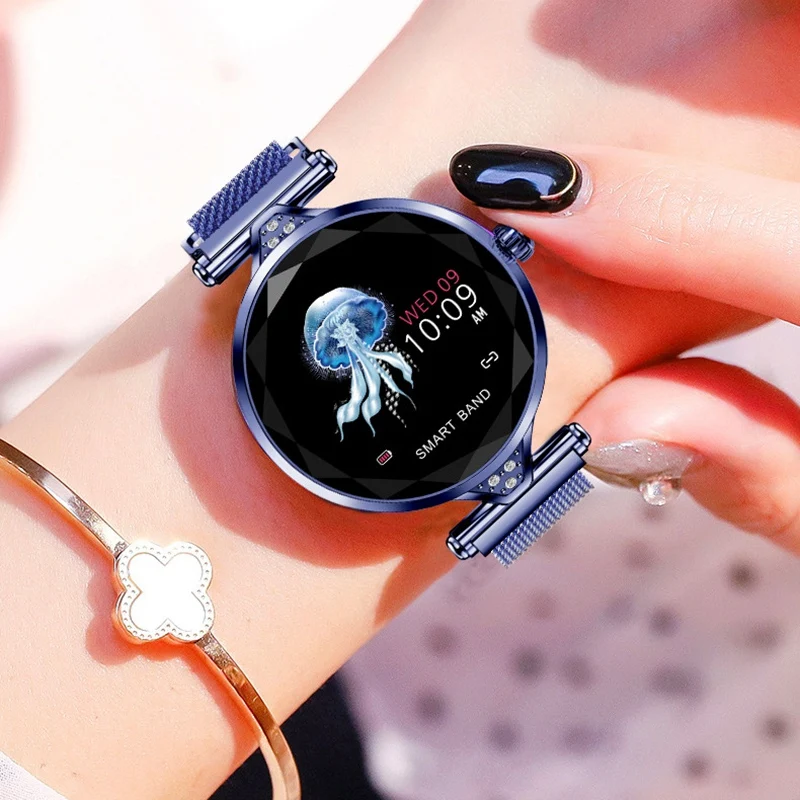 BESTH1 Women Fashion Smartwatch Wearable Device Bluetooth Pedometer Heart Rate Monitor Smart Watch For Android/Ios Smart Bracele