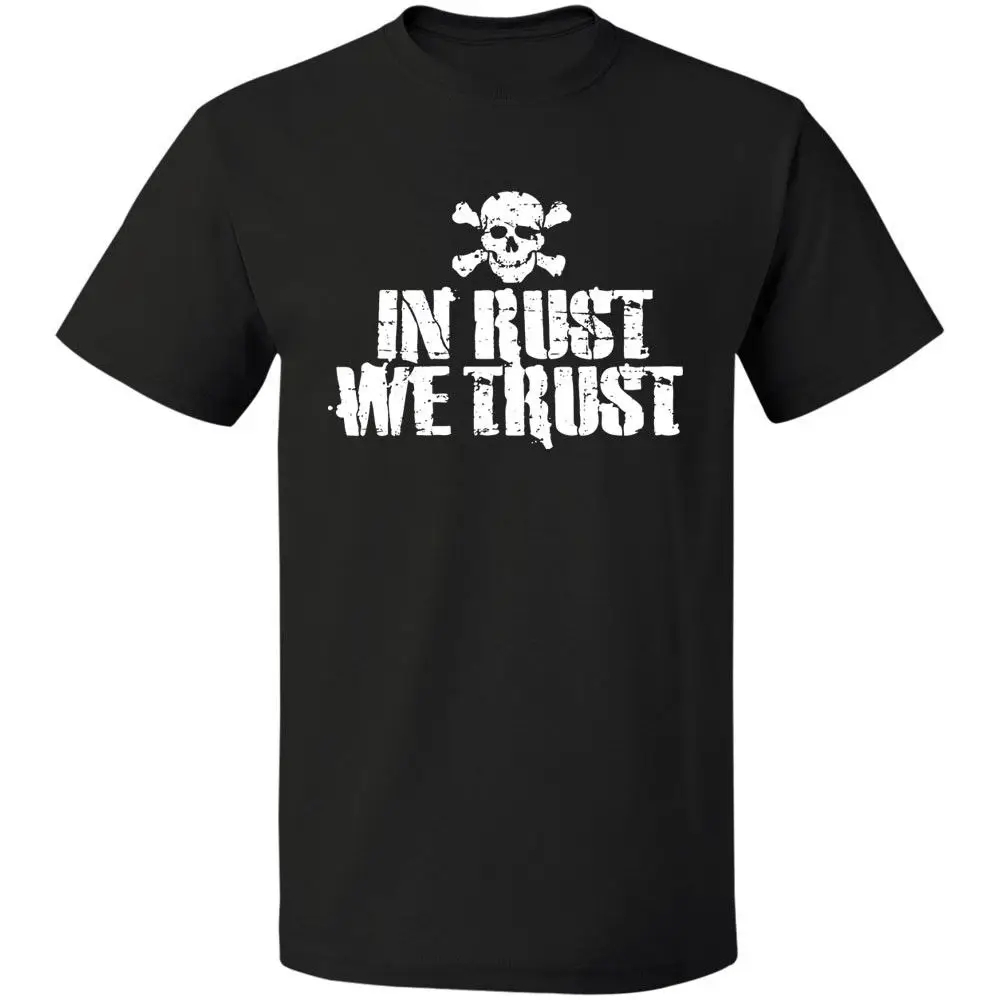 

In Rust We Trust, Rat Hot Rod T-Shirt Free Shipping Size S-3Xl Fashion Men And Woman T Shirt Free Shipping Shirt Unisex Tees