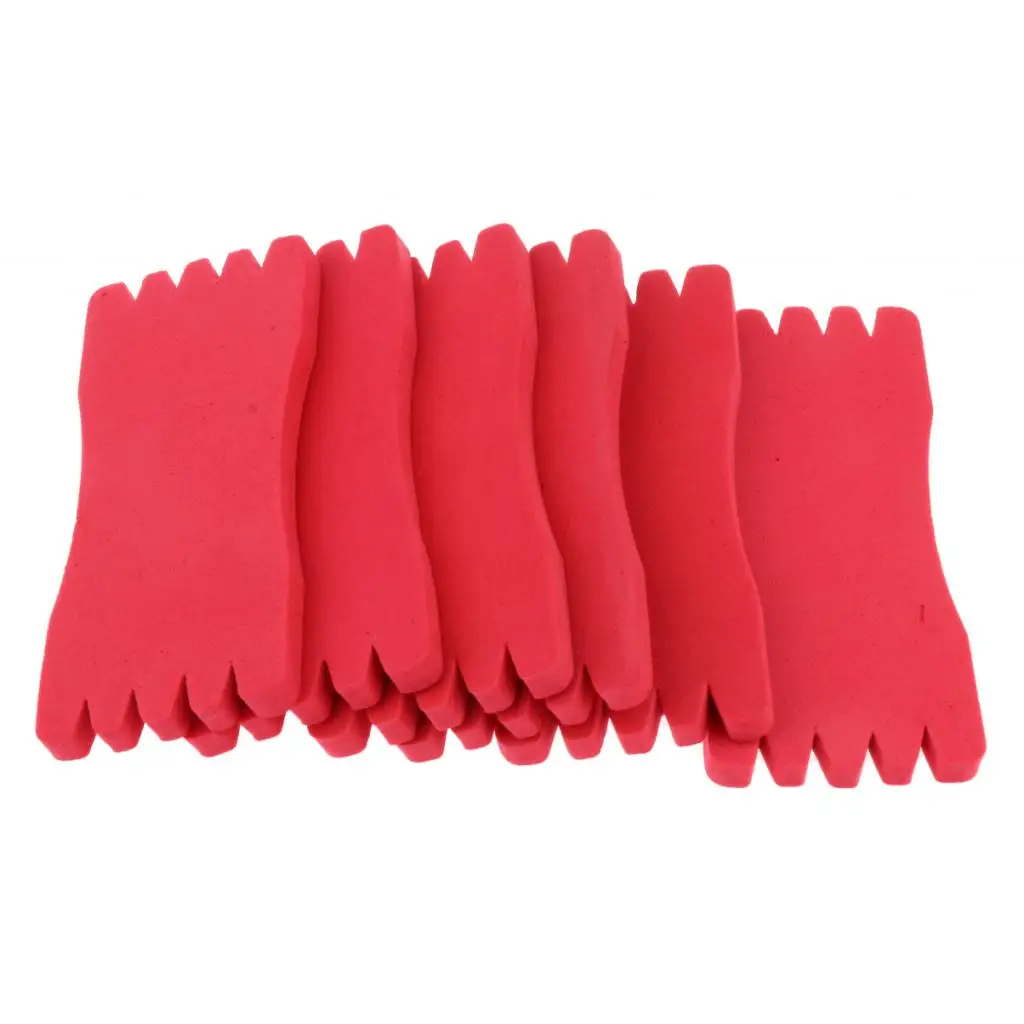Perfeclan 20pcs Foam Winding Boards Fishing Line Leaders Rigs Storage Board