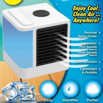

Mini Air Cooler Air Personal Space Cooler The Quick & Easy Way to Cool Any Space Air Conditioner Air Cooling Fan for Office Room