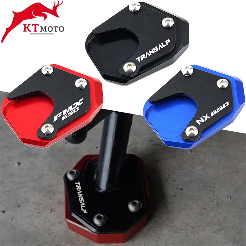 

For Honda TRANSALP XLV 650 700 DOMINATOR NX 650 FMX 650 Motorcycle CNC Kickstand Foot Side Stand Extension Pad Support Plate