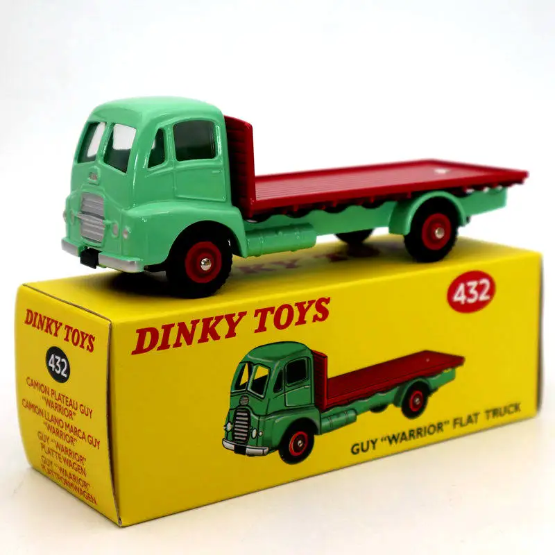 Atlas Dinky toys 432 Плоская тележка Guy Warrior литая под давлением коллекция моделей Авто