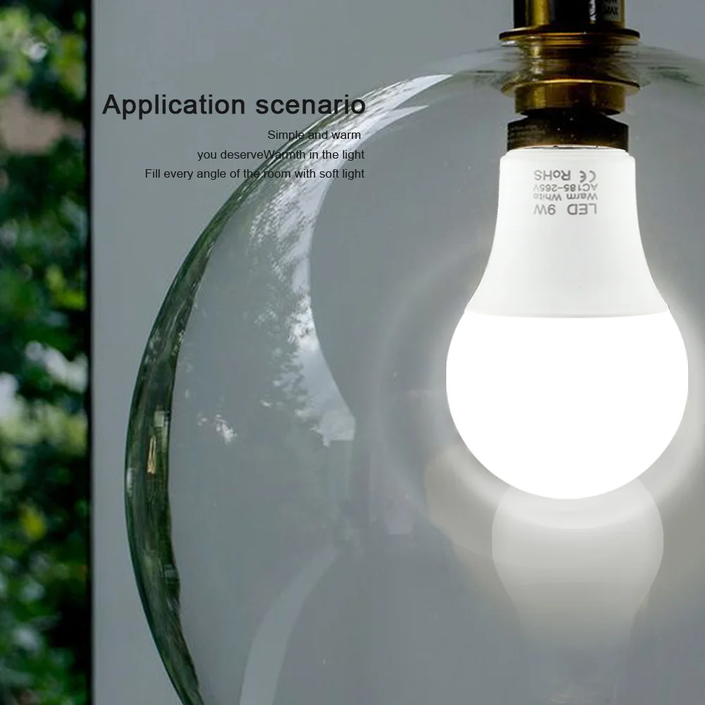 Светодиодная лампа E27 AC 220V 6W 9W 12W 15W 18W Лампада Bombilla Spotlight настольная