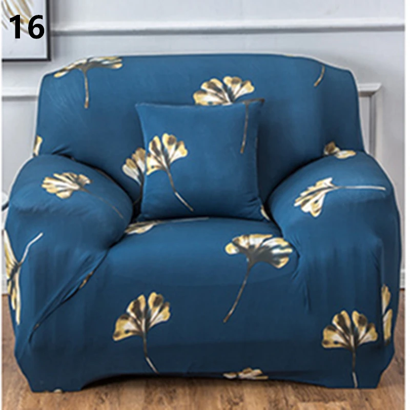 16 Геометрический цветочный принт эластичный все включено угловой чехол для дивана съемный спандекс стрейч защитный чехол для дивана - Цвет: 16