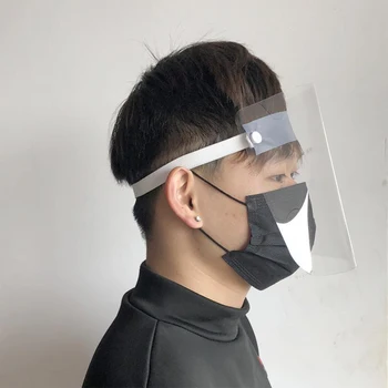 

Premium Clear Anti Fog saliva splash Screen Mask protective face shield Kitchen Oil-Splash Proof Mask Cover For kitchen D30