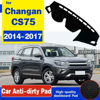 

For Changan CS75 2014 2015 2016 2017 Anti-Slip Mat Dashboard Pad Sunshade Dashmat Protect Anti-UV Dash Carpet Car Accessories