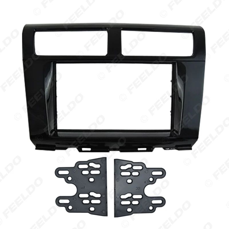 FEELDO автомобиль 2DIN CD/DVD/Радио Стерео рамка фасции для Proton Myvi NAVI 2012 панель приборной панели отделка фасции наборы