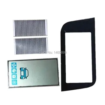 

Vertical A93 GSM LCD display Zebra Paper + keychain Case Glass for Starline A93 lcd remote control Key display Zebra Stripes