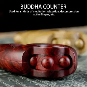 

Classical Chinese Style Finger Game Pray Buddha Electronic Counter For Easing People's Nervousness Decompression Toy