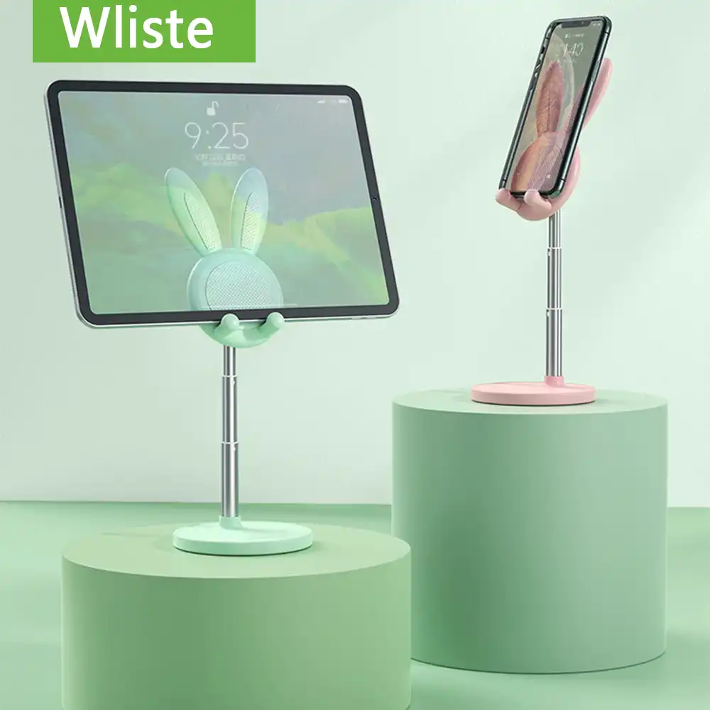 バニーかわいいsytle調節可能な卓上電話ホルダーデスクトップポータブルタブレット電話ホルダーiphoneアプリのタブレット用スタンド 携帯電話ホルダー スタンド Aliexpress
