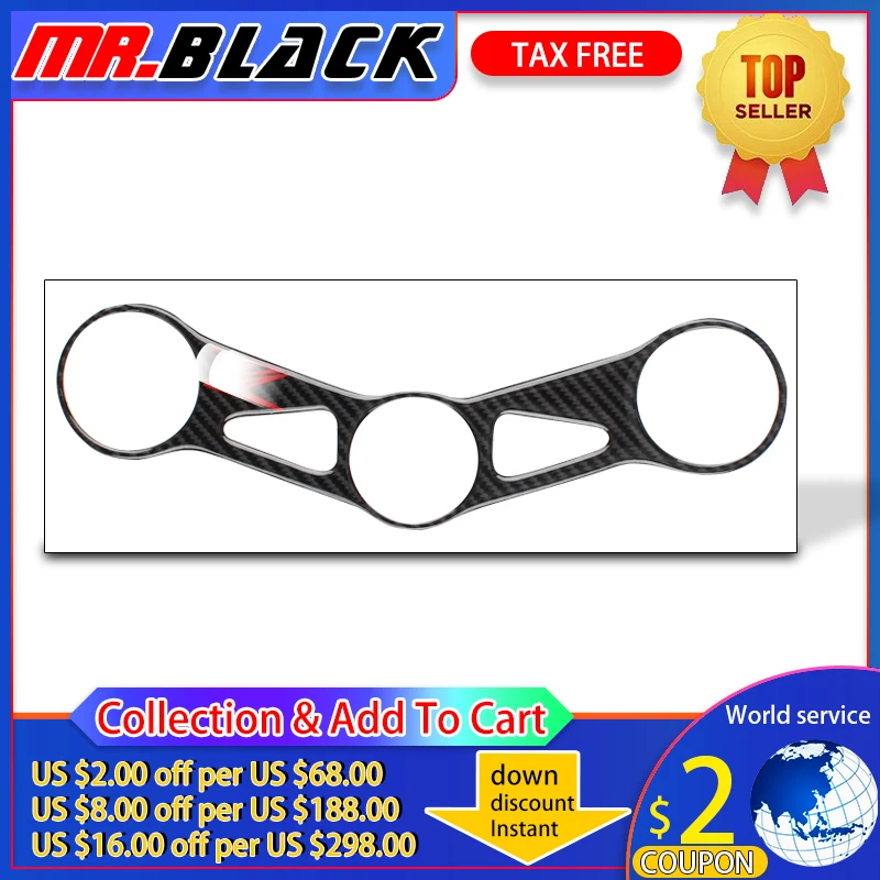 Motorcycle Motorbike Pad Triple Tree Top Clamp Upper Front End Decals Sticker For Kawasaki ZX-10R ZX10R 2004 2005 | Автомобили и