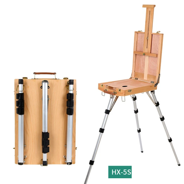 Wooden Easel Caballete De Pintura Portable Easel Box Painting