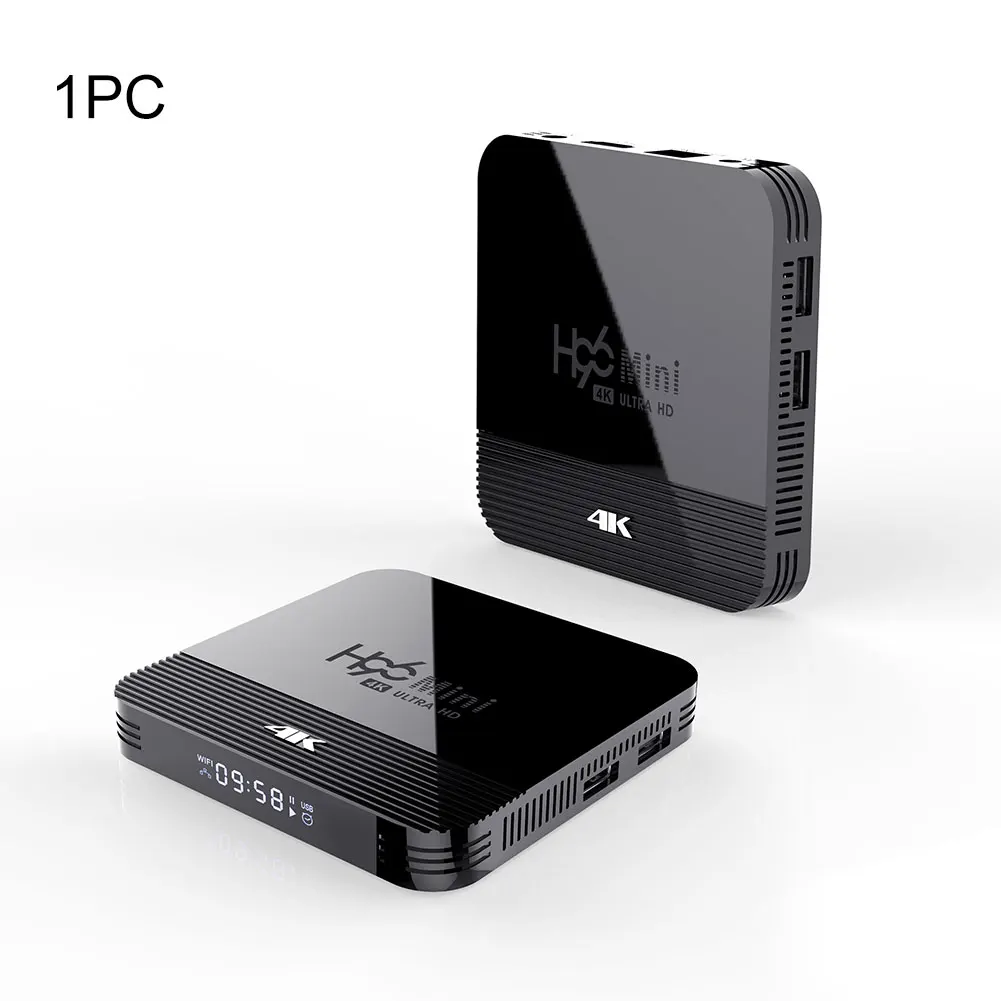 H8 4K RK3228 5G 2,4G четырехъядерный двухдиапазонный смарт-приставка медиаплеер ресивер цифровой 3D wifi ТВ приставка для Android 9,0