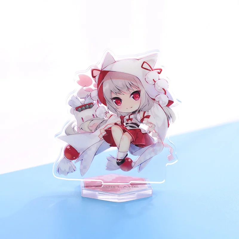 04 Аниме HMS Laffey Единорог Ayanami Yudachi Nagato Kaga Косплей настольная фигурка на акриловой подставке модель тарелка Декор Рождественский подарок - Цвет: 04