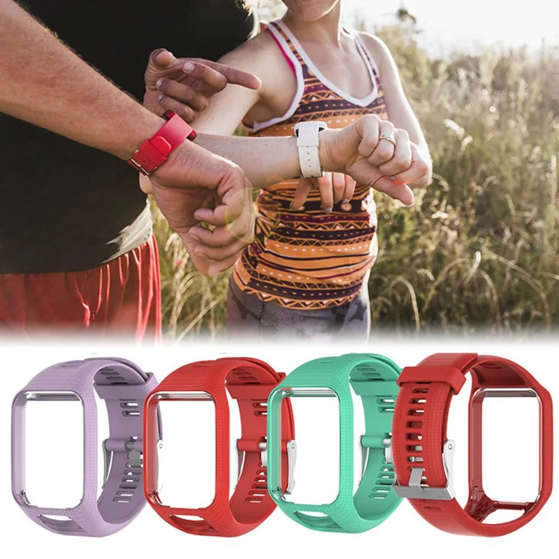 Ремешок для часов TOMTOM Runner 2 3 Spark/3 Glfer 2 Adventurer gps Watch 11 цветов Сменные Ремешки для наручных часов