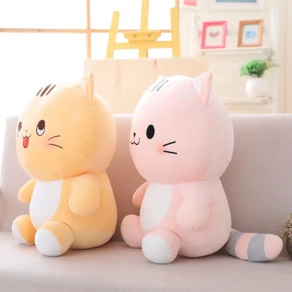 25-60 см вниз хлопок Котенок Маленький Кот кукла плюшевая игрушка Мягкое Животное Мягкая Кукла Kawaii Декор ребенок девочка Kawaii Рождество милый подарок