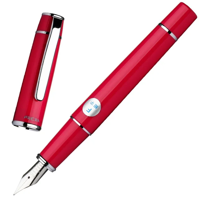 Pilot FPR-3SR Prera авторучка F Tip/M Tip канцелярские принадлежности Школьные и офисные ручки(авторучка+ Конвертер 20) 1 шт - Цвет: Red