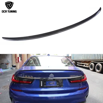 

For BMW G20 Spoiler Carbon Fiber Material M Performance 2018 - UP 320i 320D NEW 3 Series G20 Carbon Fiber Rear Trunk Wings